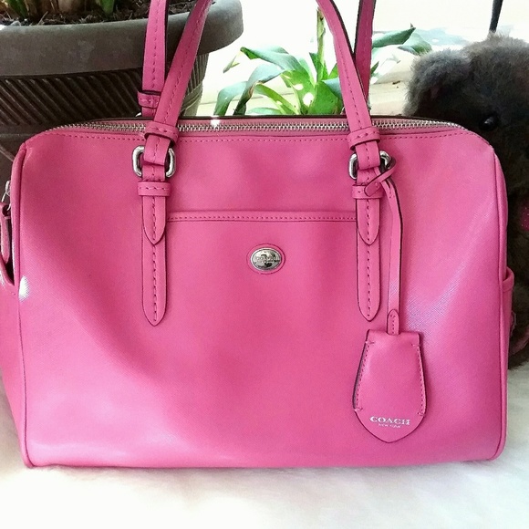Coach Handbags - 'COACH' AUTH 'PRETTY IN PINK' SATCHEL PURSE
